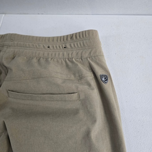 KÜHL‎ Size S Khaki Convertible Hiking Travel Pants Drawstring Elastic Waist - Picture 3 of 12